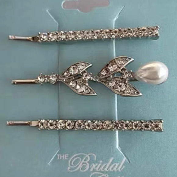 NWT Monet The Bridal Collection Hair Clips - Picture 3 of 8